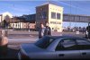 1: Waiting for the next ferry in Helsing&oslash;r (Elsinore). Pede and Thomas. (You can just about see the little Boing Ball in the corner of my car's rear window - why hasn't anybody made this a trend yet?)