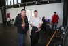 Aakerlund og hans medbragte pc-bruger Jakob (modig mand!). Bag dem Allan/ASander og Luc.